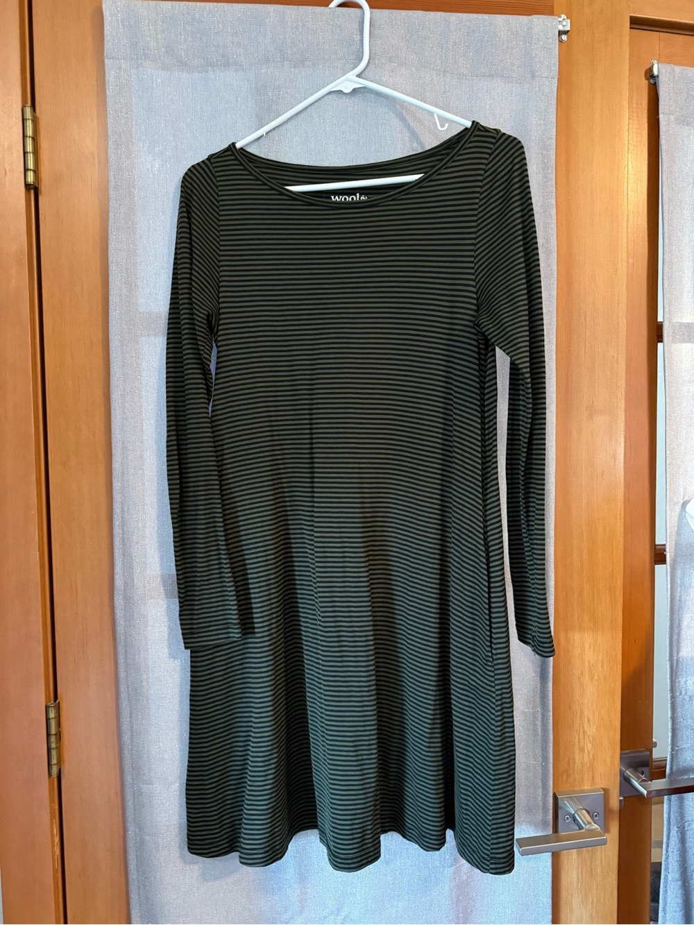 Wool& striped Rowena dress